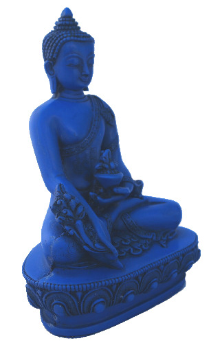 Medicine Buddha Blue 6" tall RB-859L